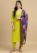 Picture of Exquisite Chiffon Golden Rod Readymade Salwar Kameez