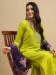 Picture of Exquisite Chiffon Golden Rod Readymade Salwar Kameez