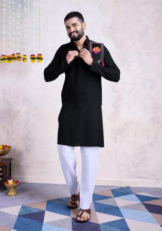 Picture of Ideal Rayon Black Kurtis & Tunic