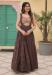 Picture of Nice Cotton Sea Green Party Wear Gown