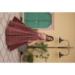 Picture of Fascinating Cotton Maroon Party Wear Gown