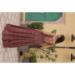 Picture of Fascinating Cotton Maroon Party Wear Gown