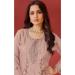 Picture of Pleasing Georgette Tan Straight Cut Salwar Kameez