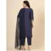 Picture of Enticing Silk Navy Blue Readymade Salwar Kameez