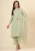 Picture of Pleasing Silk Dark Sea Green Readymade Salwar Kameez