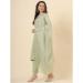 Picture of Pleasing Silk Dark Sea Green Readymade Salwar Kameez