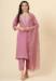 Picture of Appealing Silk Rosy Brown Readymade Salwar Kameez