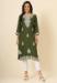 Picture of Statuesque Rayon Dark Olive Green Kurtis & Tunic