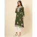 Picture of Statuesque Rayon Dark Olive Green Kurtis & Tunic