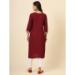 Picture of Beauteous Rayon Maroon Kurtis & Tunic