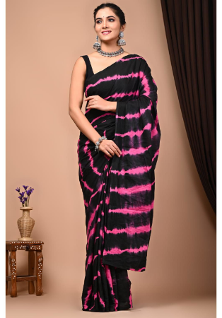 Picture of Alluring Satin Dark Slate Grey Saree