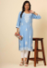 Picture of Elegant Rayon Cadet Blue Kurtis & Tunic