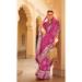 Picture of Good Looking Silk Medium Violet Red Saree