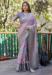 Picture of Fascinating Silk Light Steel Blue Saree