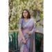 Picture of Fascinating Silk Light Steel Blue Saree