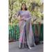 Picture of Fascinating Silk Light Steel Blue Saree