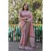 Picture of Good Looking Silk Rosy Brown Saree