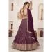 Picture of Fascinating Georgette Brown Lehenga Choli