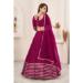 Picture of Splendid Georgette Deep Pink Lehenga Choli