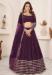 Picture of Grand Georgette Dark Magenta Lehenga Choli