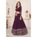 Picture of Grand Georgette Dark Magenta Lehenga Choli