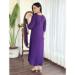 Picture of Chiffon Dark Slate Blue Readymade Salwar Kameez