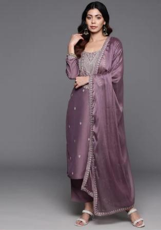 Picture of Sightly Chiffon Grey Readymade Salwar Kameez