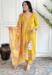 Picture of Chiffon Dark Golden Rod Readymade Salwar Kameez