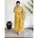 Picture of Chiffon Dark Golden Rod Readymade Salwar Kameez