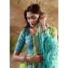 Picture of Amazing Georgette Dark Cyan Saree