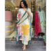 Picture of Sightly Cotton Off White Readymade Salwar Kameez