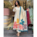 Picture of Sightly Cotton Off White Readymade Salwar Kameez