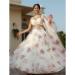 Picture of Nice Silk & Organza White Lehenga Choli