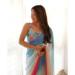 Picture of Ravishing Georgette Cadet Blue Saree