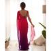 Picture of Ravishing Georgette Dark Red Saree