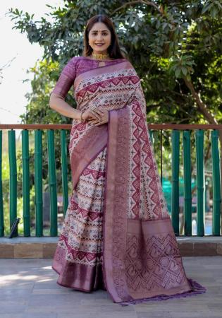 Picture of Well Formed Silk Grey Saree