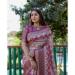 Picture of Well Formed Silk Grey Saree