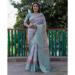 Picture of Radiant Silk Light Steel Blue Saree