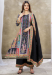 Picture of Exquisite Cotton Black Readymade Salwar Kameez