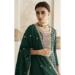 Picture of Nice Chiffon Dark Green Anarkali Salwar Kameez