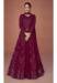 Picture of Ravishing Georgette Maroon Anarkali Salwar Kameez