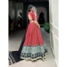 Picture of Magnificent Rayon Indian Red Lehenga Choli