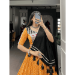 Picture of Bewitching Rayon Dark Orange Lehenga Choli