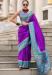 Picture of Fine Silk Indigo Saree