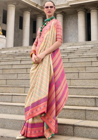 Picture of Charming Silk Wheat Saree