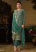 Picture of Silk Dark Slate Grey Straight Cut Salwar Kameez