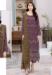 Picture of Georgette Dim Gray Straight Cut Salwar Kameez