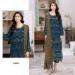 Picture of Georgette Midnight Blue Straight Cut Salwar Kameez