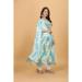 Picture of Rayon & Cotton Light Steel Blue Readymade Salwar Kameez