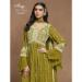 Picture of Admirable Georgette Golden Rod Anarkali Salwar Kameez